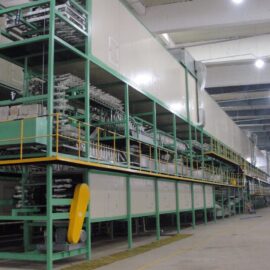 Automatic latex gloves production line