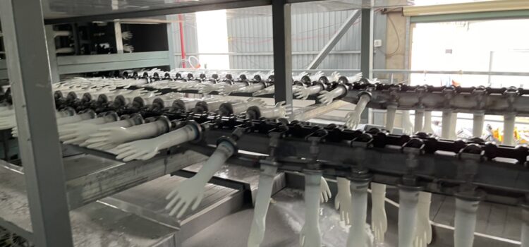 Glove dipping machine viet nam, high automatic, big capacity upto 40,000 psc/hour